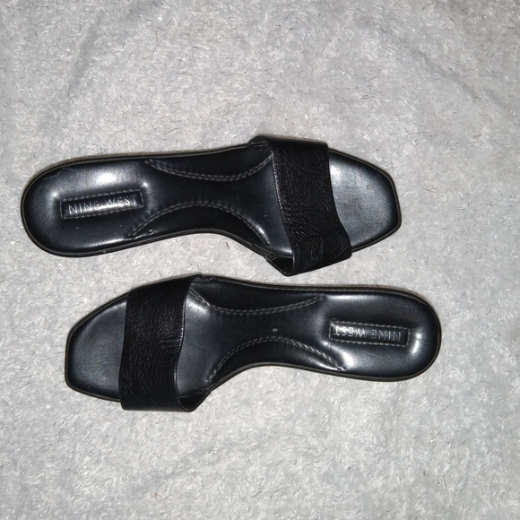 Nine West Black Mules - Picture 7 of 8